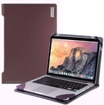 Broonel Purple Leather Laptop Case For Lenovo 100e Chromebook Gen 3 (11.6" AMD)