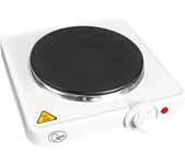 QUEST 35240 Single Electric Hot Plate - White, White