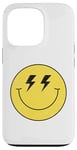 Coque pour iPhone 13 Pro Yeux lumineux jaunes des années 70 souriant souriant