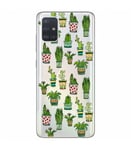 Coque Galaxy S20 PLUS Cactus Tropical Exotique Aztec Vert Fleur