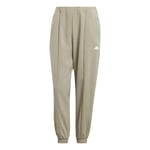 adidas Women's AEROREADY Train Essentials Minimal Branding Woven Pants, Silver Pebble, XXL Tall