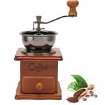 Wooden Manual Coffee Grinder Catch Drawer Coffee Grinding Machine  Office