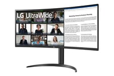 LG UltraWide 34WR55QK-B skærm - LED baglys - 34" - VA - 5ms - WQHD 3440x1440 ved 100Hz