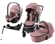 Britax Smile 5Z duovagn + Baby-Safe Pro babyskydd + Vario bas