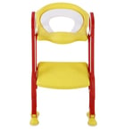 Eosnow - Chaise de toilette rigide pour bébé, échelle réglable, siège d'entranement en pot de sécurité (rouge jaune)