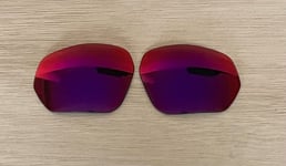 NEW POLARIZED CUSTOM  LIGHT +RED LENS FOR OAKLEY PLAZMA SUNGLASSES