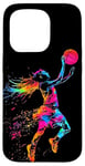 iPhone 15 Pro Basketball Girl Dunk Kids Youth Player Teenage Girl Women Case