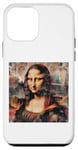 Coque pour iPhone 12 mini Illustration artistique de graffiti de Léonard de Vinci, Mona Lisa