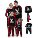 Jul Far Mamma Barn Kläder Topp+byxor Jul Pyjamas För Familj Matchande outfit Xmas Pyjamas Set Baby Romper Familj Set Father-M