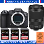 Canon EOS R6 Mark II + RF 24-240mm f/4-6.3 IS USM + 3 SanDisk 64GB Extreme PRO UHS-II SDXC 300 MB/s + Guide PDF MCZ DIRECT '20 TECHNIQUES POUR RÉUSSIR VOS PHOTOS