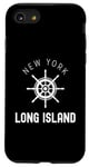 Coque pour iPhone SE (2020) / 7 / 8 Long Island New York Vintage LI NY Roue de bateau Est 1640