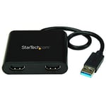 USB 3.0 to Dual HDMI Adapter - 1x 4K 30Hz & 1x 1080p - External