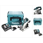 Dss 611 RY1J Scie circulaire sans fil 18V 165 mm en Makpac + 1x 1,5Ah batterie + chargeur - Makita