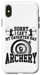 iPhone X/XS Archery Bow Archer Mom Mother Vintage Sorry I Can't My Case