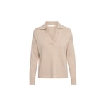 Jumoiw Polo Pullover, Sandstone Melange