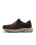 Skechers Oak Canyon, Basket Homme, Bordure Noire en Daim Chocolat, 45 EU