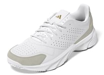 adidas Mixte Courtjam Control 3 Premium Tennis Shoes Chaussures, FTWR White FTWR White FTWR White FTWR White, 40 2/3 EU