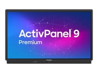 Promethean Activpanel 9 Premium - 65" Diagonalklasse Led-Bakgrunnsbelyst Lcd-Skjerm - Interaktiv - Med Innebygd Interaktiv Tusjtavle, Berøringsskjerm (Flerberørings) - 4K Uhd (2160P) 3840 X 2160 - Direct Led