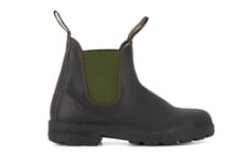 Blundstone Unisex #519 Stout Brown/Olive Chelsea Boot - Size UK 13