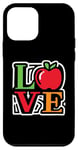 Coque pour iPhone 12 mini Apple Love - Amateur de fruits de pomme coloré vintage