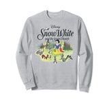 Disney Snow White Animal Friends Title Logo Sweatshirt