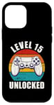 iPhone 12 mini Level 15 Unlocked Funny Video Gamer 15 Birthday 15 Year Old Case