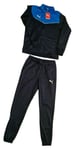 Puma Men's Blue Lemonade/Peacoat Football Poly Tracksuit Size UK Medium Slim Fit