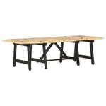 Bois de Manguier Massif Table Basse Extensible Table d'Appoint Salon vidaXL