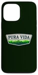 Coque pour iPhone 13 Pro Max Pura Vida – Bouclier Pura Vida – Logo de la jungle du Costa Rica