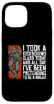 iPhone 15 I Took A Kickboxing Combat Sports Kickboxer Love Kickboxing Case