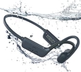 Casque Conduction Osseuse Natation, Ecouteur Waterproof Natation Bluetooth 5.4 Ip68 Mp3 Etanche Natation 32Gb,Ecouteurs Sans Fil Sport Ecouteur Piscine, Natation,Surf, La Course Pied