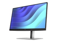 Hp E22 G5 - E-Series - Led-Skjerm - 21.5" - 1920 X 1080 Full Hd (1080P) @ 75 Hz - Ips - 250 Cd/M² - 1000:1 - 5 Ms - Hdmi, Displayport, Usb - Svart, Svart Og Sølv (Stativ) - Smart Buy