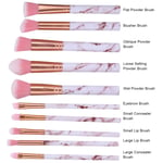 10pcs Makeup Brushes Set Face Make Up Loose Setting Powder Eyeshadow Brush T GHB