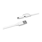 Huawei AP55S 2-i-1 USB-USB-C/M-USB Datakabel, 1,5 m