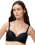 Triumph Womens Modern Finesse Underwired Padded Bra - Black - Size 36DD