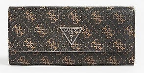 Guess Qe850050 Laurel SLG Womens Zip Around Purse In Brown