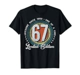 67 Year Old Gifts Vintage 1958 Limited Edition 67th Birthday T-Shirt