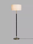 John Lewis Hamilton Drum Shade Floor Lamp, Black