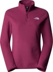 The North Face Women's 100 Glacier 1/4 Zip Cyber Berry, S