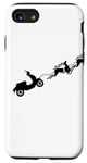 Coque pour iPhone SE (2020) / 7 / 8 Retro Scooter Club Vacances Renne Gear Head Scoot Life