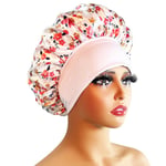 (-10862)Uusi Satin Bonnet Silk Night Sleeping Cap Naisten Kiharat Hiukset Multi Style Printing