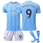 Jalkapallopaita lapsille Manchester City nro 9 Haaland, 120-130cm