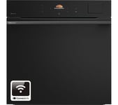 Hisense Hi8 BlackLine BAS6PH8BUKWF Electric Pyrolytic Steam Smart Oven - Jet Black, Black