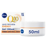 NIVEA Q10 Anti-Wrinkle Energy Radiance Boost Day Cream SPF15 50ml Nourishing ...