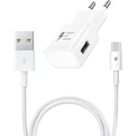 3A laddare + kabel för Lenovo Tab P11 Pro (2:a generationen) Ultrakraftig snabbladdare + USB-Typ C-KABEL Vit