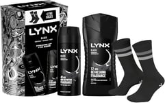 Black Freshen Up The Game Duo, Socks & Deodorant Gift Set, Body Wash & Spray