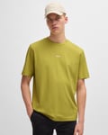 Boss Orange TChup Mens Crew Neck Small Logo T-Shirt - Green - Size Large