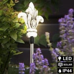 LED Déco Fiche Lampe Solaire Luminaire Terrasse Extérieur Lampe Inox Pointe