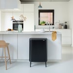 Brabantia Bo Touch 60 Litre Matt Black Bin