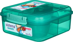 Sistema Bento Cube Lunch madkasse, 1,25L, grøn